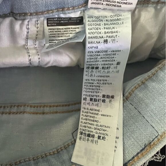 Levi's Plus Size 724 High Rise Slim Straight Jean- Size 24W - Picture 7 of 9